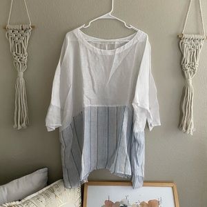 CP Shades Linen Tunic Dress XS with Pockets!